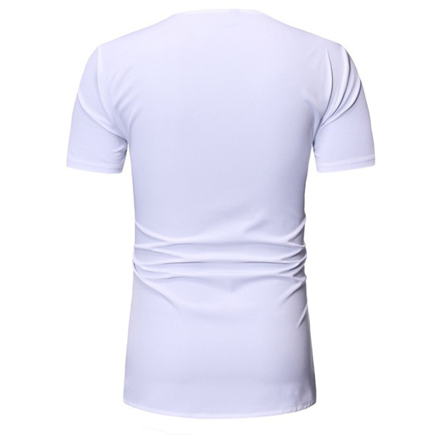 Plain Black Golden Printed T-Shirts